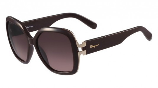 Ferragamo SF781S Sunglasses, (604) BURGUNDY