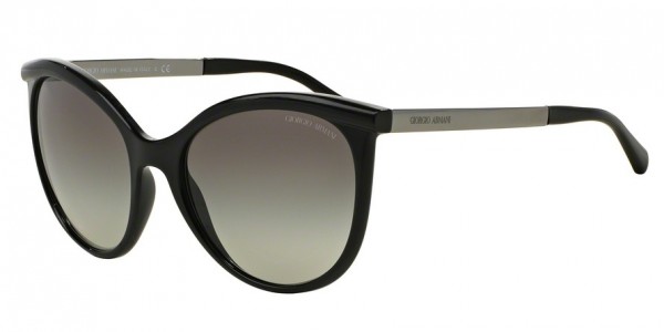 Giorgio Armani AR8070 Sunglasses, 501711 BLACK (BLACK)