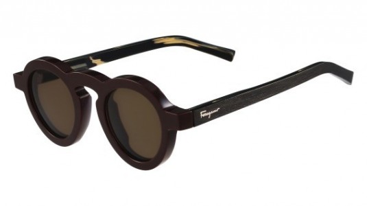 Ferragamo SF812S Sunglasses, (604) BURGUNDY
