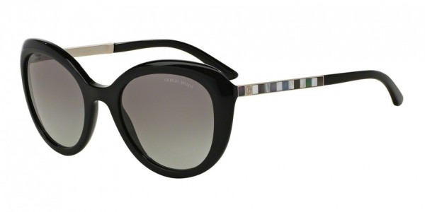 Giorgio Armani AR8065HF Sunglasses, 501711 BLACK (BLACK)
