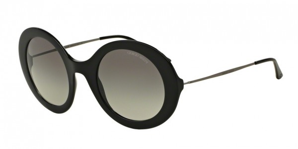Giorgio Armani AR8068 Sunglasses, 501711 BLACK (BLACK)