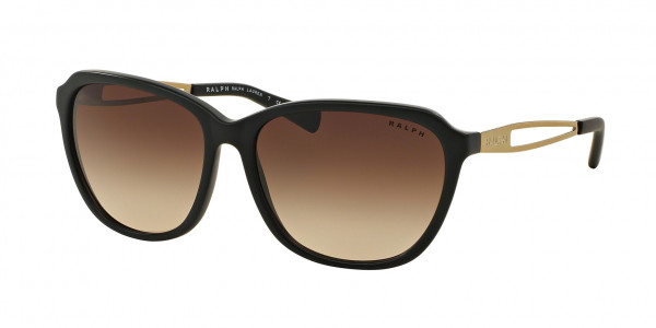 Ralph RA5199 Sunglasses, 145113 MATTE BLACK/GOLD (BLACK)