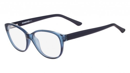 Marchon M-LUNA Eyeglasses, (434) DOVE BLUE