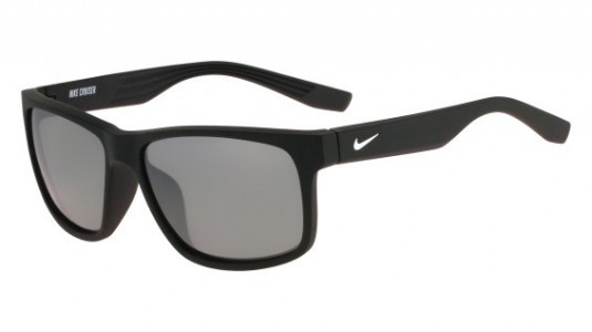 Nike NIKE CRUISER EV0956 TEAM Sunglasses, (003) MATTE BLACK-WH W-GRY SIL FL LN