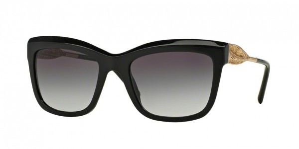 Burberry BE4207F Sunglasses, 30018G BLACK (BLACK)