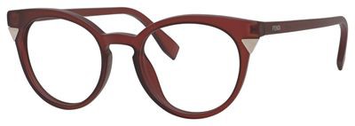 Fendi Ff 0127 Eyeglasses, 0MQN(00) Burgundy