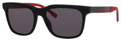 HUGO BOSS Black Boss 0670/S Sunglasses, 032U(3H) Matte Black Carbon Red