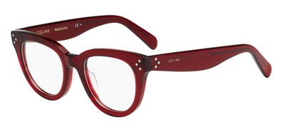 Celine Celine 41379 Eyeglasses, 0CR3(00) Transparent Red