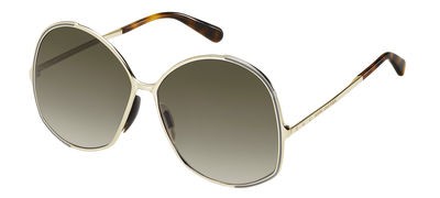 Marc Jacobs Marc Jacobs 621/S Sunglasses, 0KSF(HA) Light Gold Gray Gold