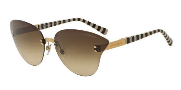 Giorgio Armani AR6028 Sunglasses, 311713 MATTE GOLD