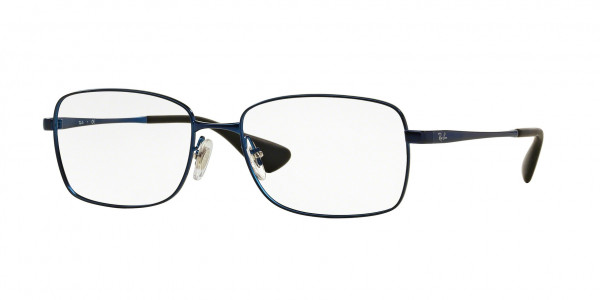 Ray-Ban Optical RX6336M Eyeglasses, 2510 MATTE BLUE (BLUE)