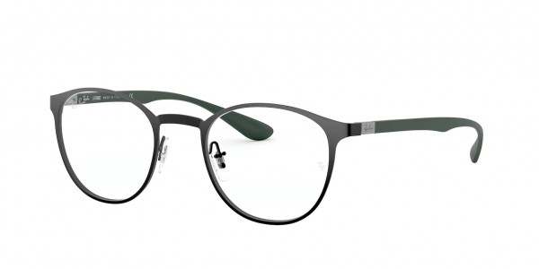 Ray-Ban Optical RX6355 Eyeglasses, 3098 MATTE BLACK (BLACK)
