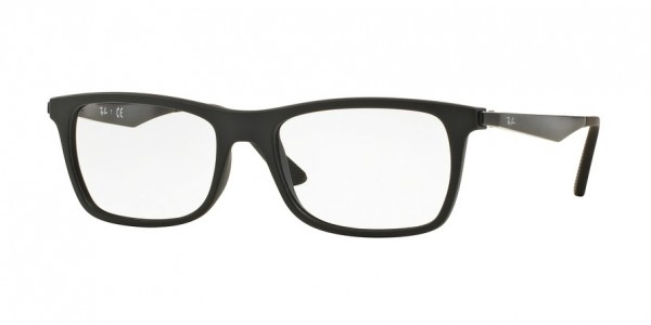 Ray-Ban Optical RX7062F Eyeglasses, 2077 MATTE BLACK (BLACK)