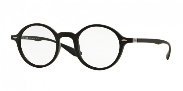 Ray-Ban Optical RX7069F Eyeglasses, 5204 MATTE BLACK (BLACK)