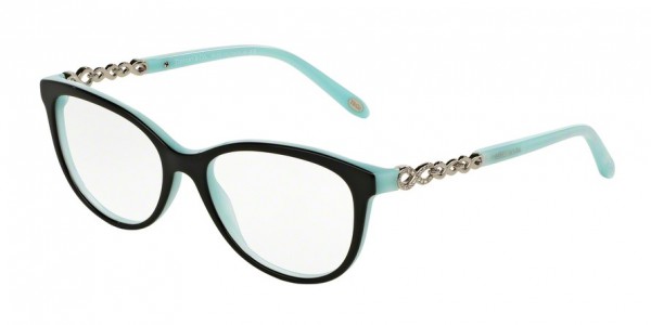 Tiffany & Co. TF2120BF Eyeglasses, 8055 BLACK/BLUE (BLACK)