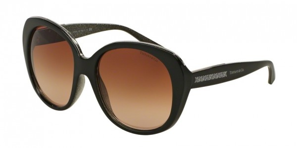 Tiffany & Co. TF4115 Sunglasses, 82043B OLIVE GLIETTER (BROWN)