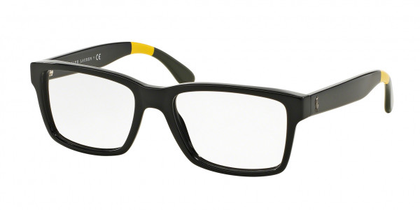 Polo PH2146 Eyeglasses, 5567 SHINY BLACK (BLACK)