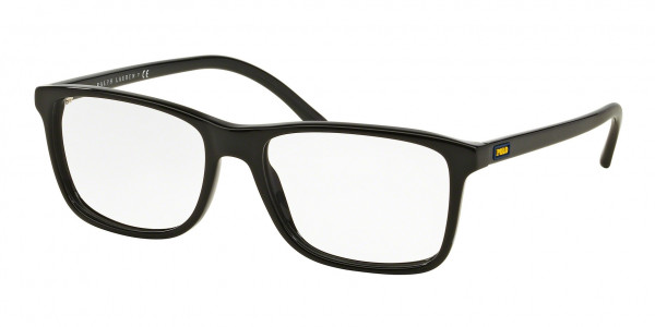 Polo PH2151 Eyeglasses, 5001 SHINY BLACK (BLACK)