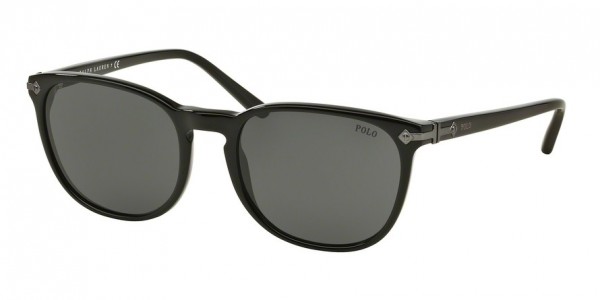 Polo PH4107 Sunglasses, 500187 SHINY BLACK (BLACK)
