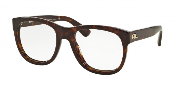 Ralph Lauren RL6143 Eyeglasses, 5003 SHINY DARK HAVANA (BROWN)