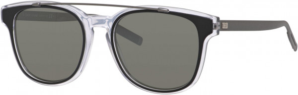 Dior Homme BLACKTIE 211S Sunglasses, 0LCP Black Crystal Ruthenium