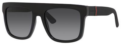 Gucci Gucci 1116/S Sunglasses, 0M1V(9O) Shiny Black