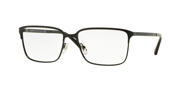 Versace VE1232 Eyeglasses, 1261 MATTE BLACK (BLACK)