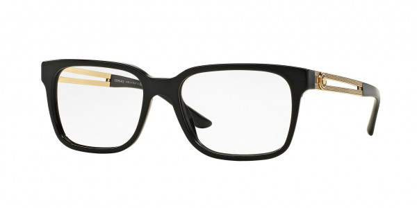 Versace VE3218 Eyeglasses, GB1 BLACK