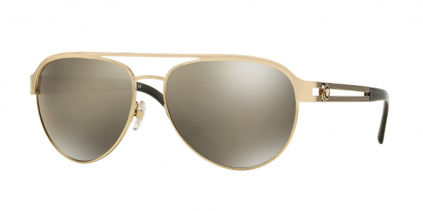 Versace VE2165 Sunglasses, 12525A PALE GOLD (GOLD)