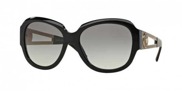 Versace VE4304 Sunglasses, GB1/11 BLACK (BLACK)