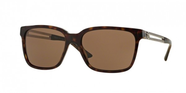 Versace VE4307A Sunglasses, 108/73 HAVANA (BROWN)