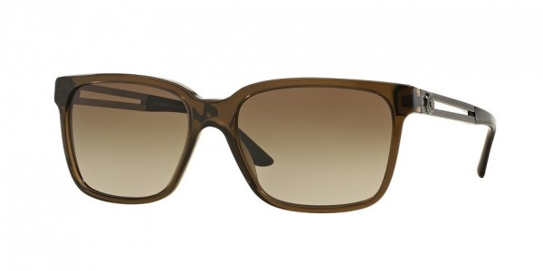 Versace VE4307A Sunglasses, 200/13 TRANSPARENT GREEN (GREEN)