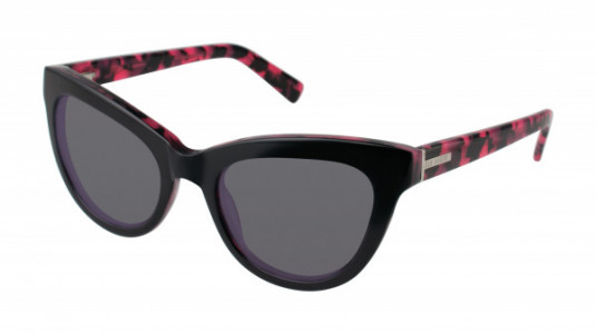 Ted Baker B659 Sunglasses, Black/Pink Tortoise (BLK)