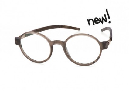 ic! berlin Ronny S. Eyeglasses, Brown-Driftwood-Matte