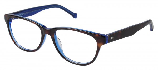 Colors In Optics C1024 BETSY Eyeglasses, TSBL TORTOISE/ELECTRIC BLUE