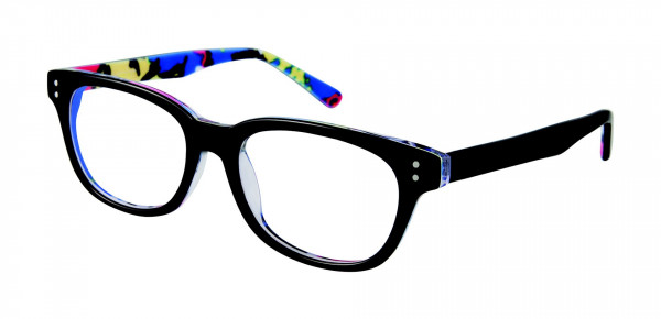 Jessica Simpson J1077 Eyeglasses, OX BLACK MULTI