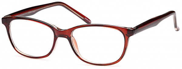 4U U 208 Eyeglasses, Brown