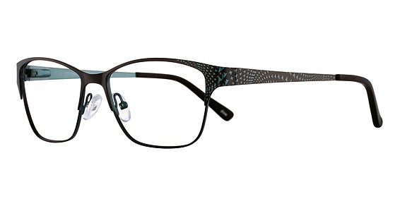 Cote D'Azur CDA 246 Eyeglasses, 3 Ebony/Teal
