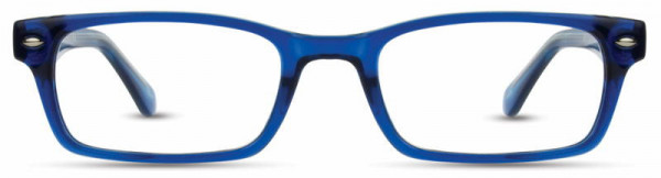 Elements EL-202 Eyeglasses, 3 - Blue / Crystal