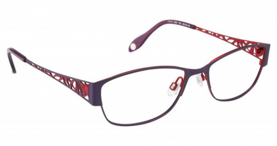 Fysh UK FYSH 3540 Eyeglasses, (755) PURPLE RED