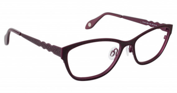 Fysh UK FYSH 3544 Eyeglasses, (760) BURGUNDY CHEVRON