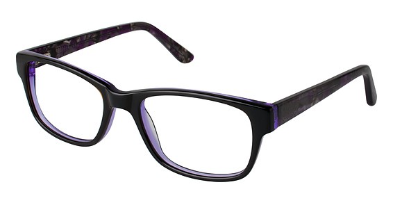 Nicole Miller Claremont Eyeglasses, C01 BLACK/MARBLED