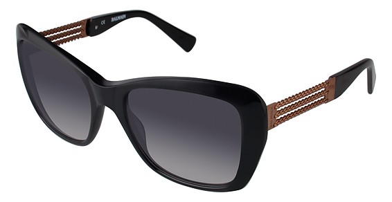 Balmain 2067 Sunglasses, C01 Black (Gradient Grey)