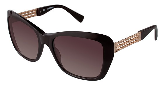 Balmain 2067 Sunglasses, C02 Chocolate Brown (Gradient Brown)