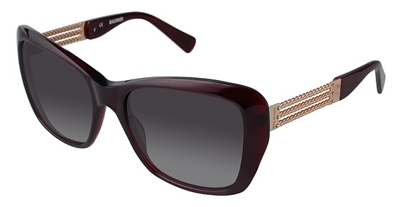 Balmain 2067 Sunglasses, C03 Red (Gradient Grey)