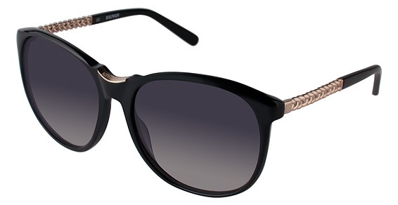Balmain 2070 Sunglasses, C01 Black (Gradient Grey)