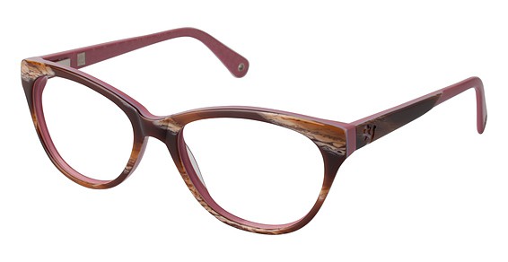 Sperry Top-Sider Pensacola Eyeglasses, C03 Brown Horn/Pink