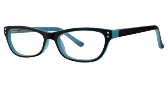 Modern Optical ADORABLE Eyeglasses, Black/Blue