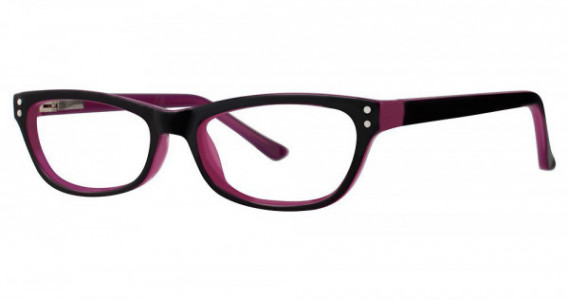 Modern Optical ADORABLE Eyeglasses, Black/Plum