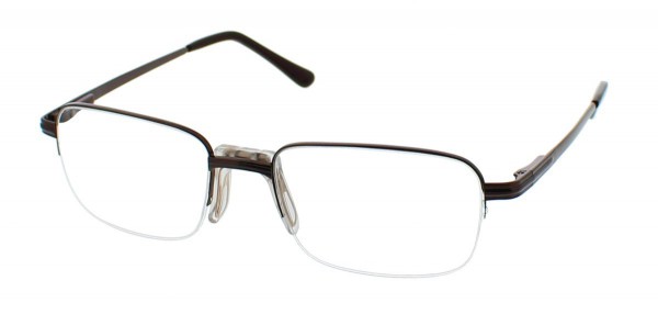 ClearVision NORMAN Eyeglasses, Brown